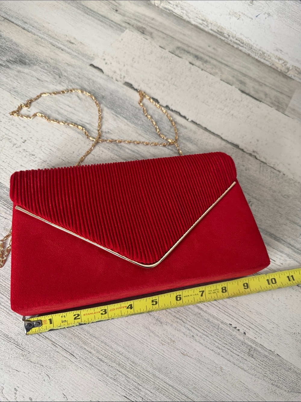 Red & Gold Clutch Purse - Picture 2 of 8